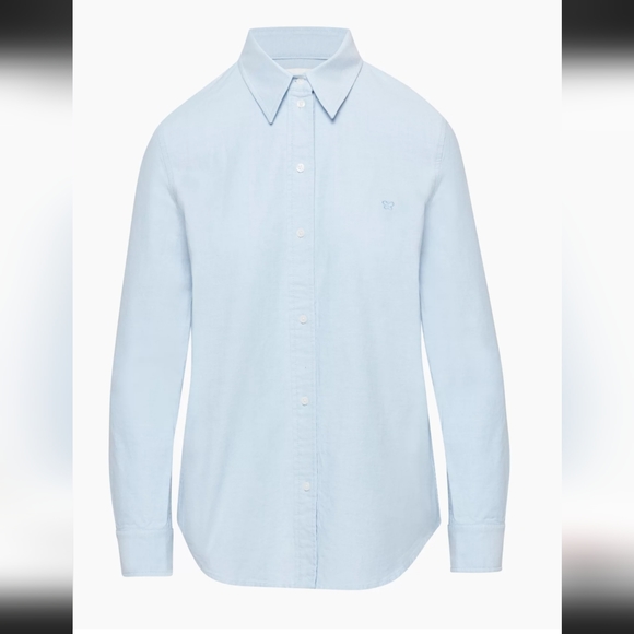 Aritzia Trevi Oxford Button up Shirt - Picture 3 of 4